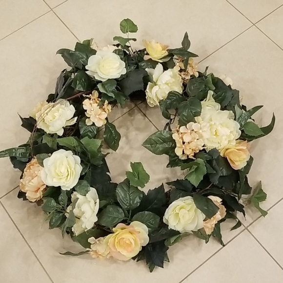 Floral Faux Wreath